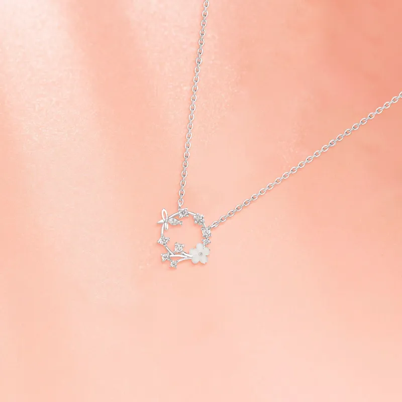 FORCHI Sterling Silver Necklaces Women's Date Students Love Confession-2