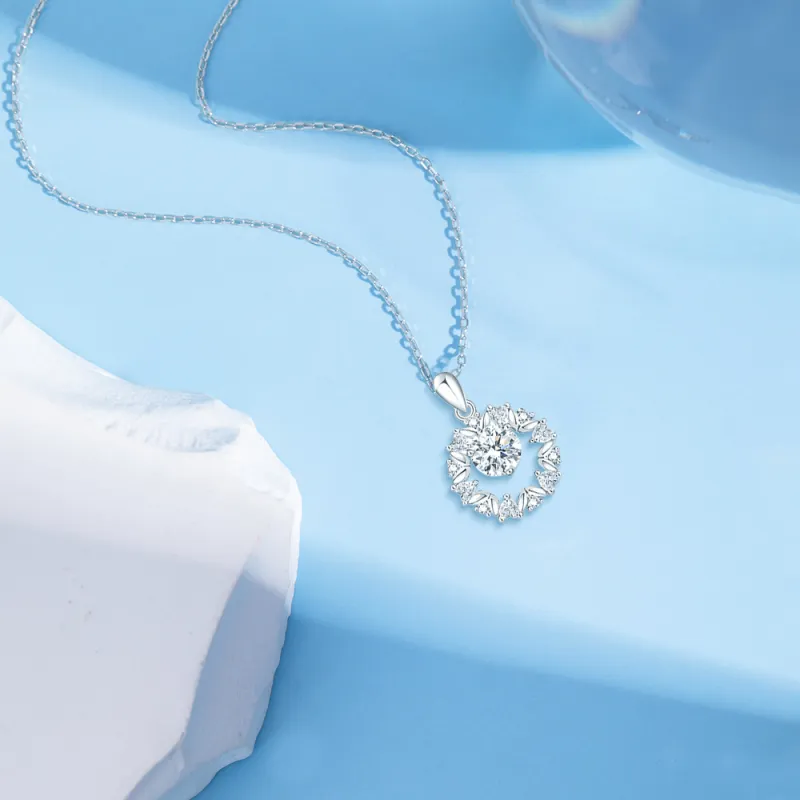 FORCHI Zircon Necklaces Women's Couple Anniversary Girl-2