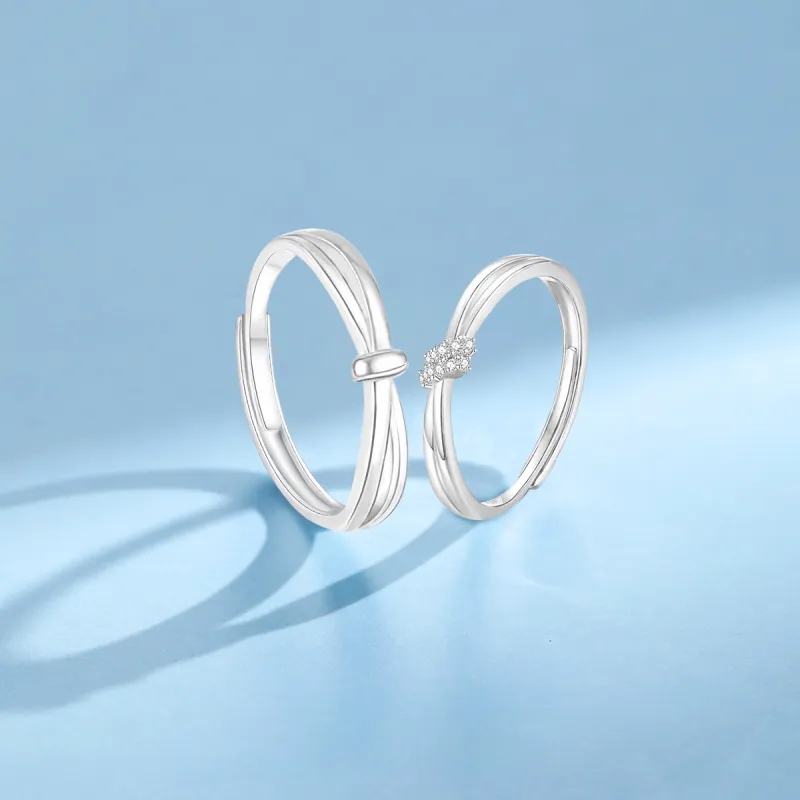 FORCHI Sterling Silver Rings Unisex Anniversary Birthday Gift-4