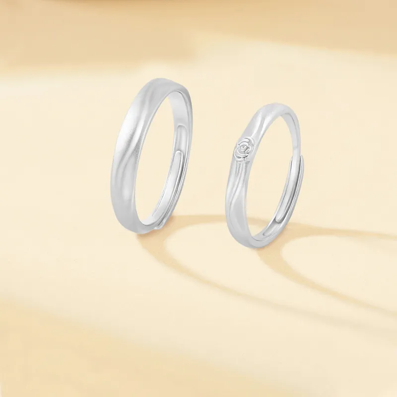 FORCHI Sterling Silver Rings Unisex Anniversary Gift For Girl-4