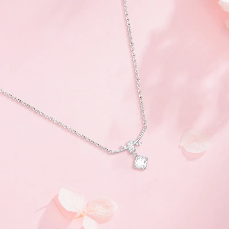 FORCHI Zircon Necklaces Women's Birthday Gift Girl-2