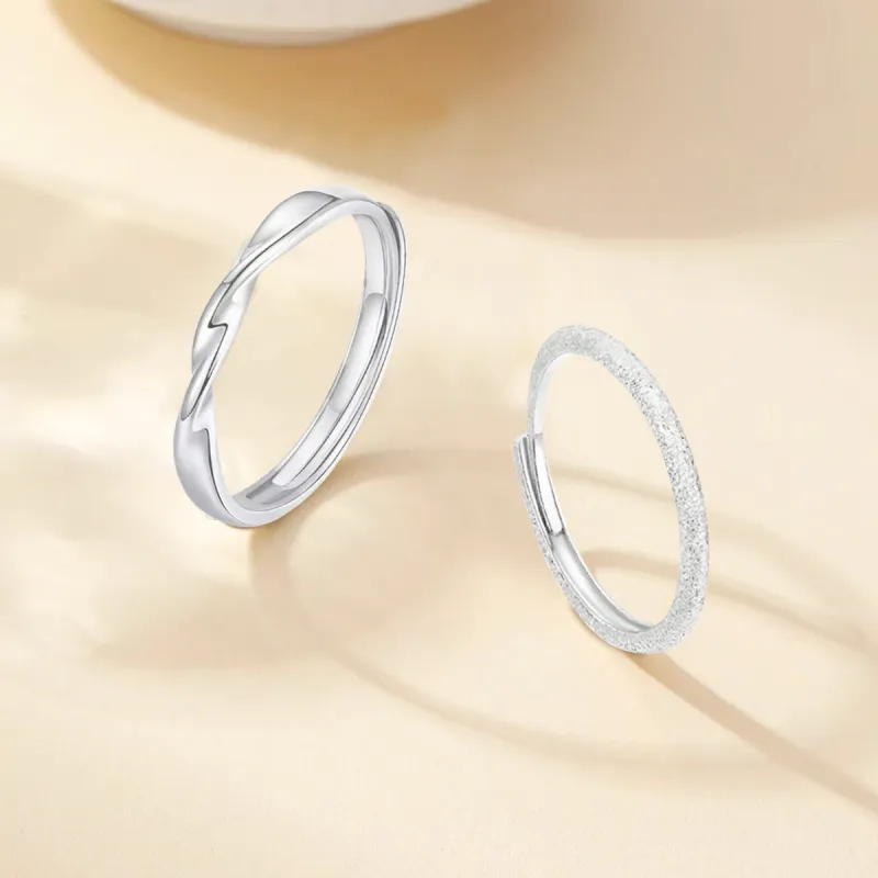 FORCHI Sterling Silver Rings Unisex Anniversary Birthday Gift For Girl-2