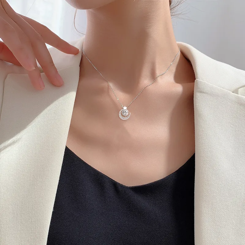 FORCHI Zircon Necklaces Women's Girl's Birthday And Anniversary Gift-3