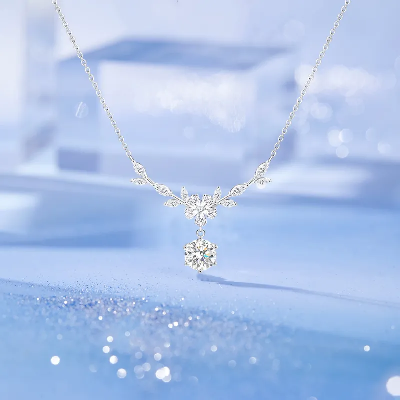 FORCHI Zircon Necklaces Women's Couple's Anniversary Birthday Gift For Girl-2