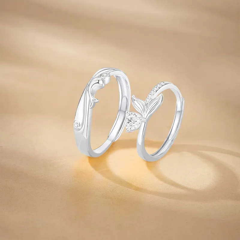 FORCHI Sterling Silver Rings Unisex Girl's Anniversary Gift-2