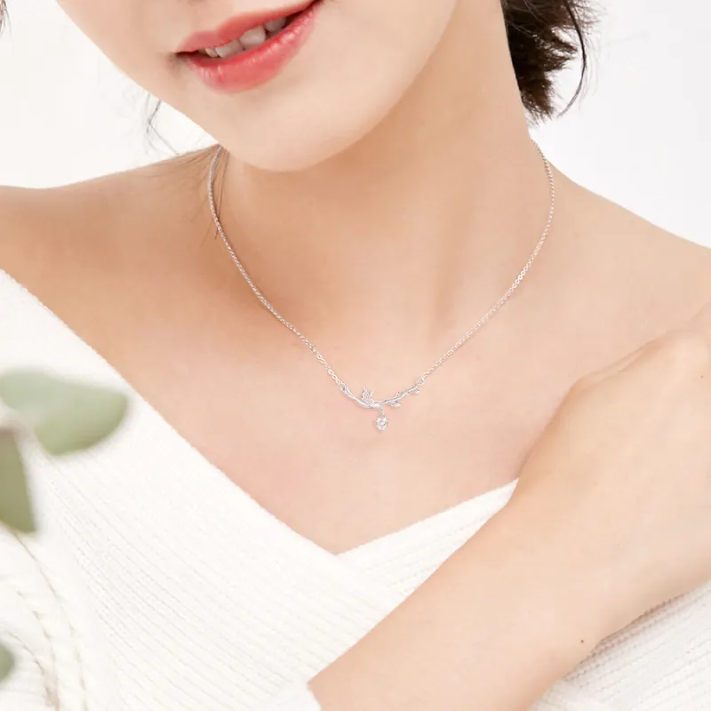 FORCHI Zircon Necklaces Women's Couple's Anniversary Gift-1