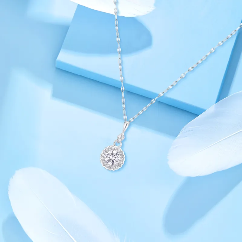 FORCHI Zircon Necklaces Women's Couple Anniversary Girl-2