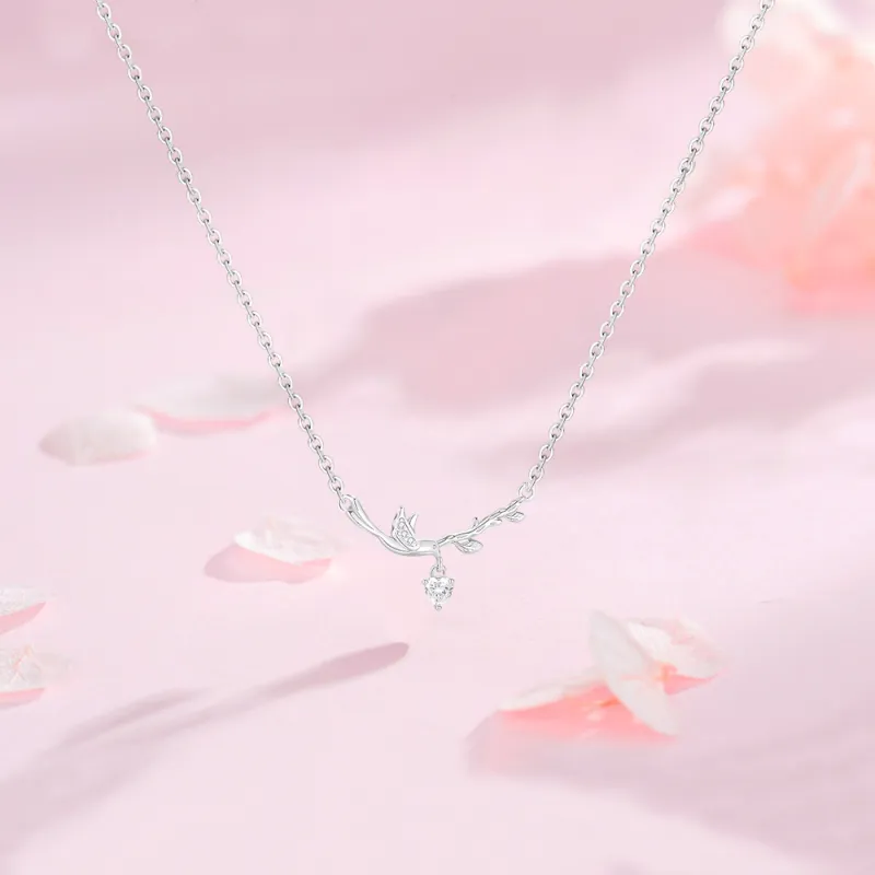 FORCHI Zircon Necklaces Women's Couple's Anniversary Gift-4