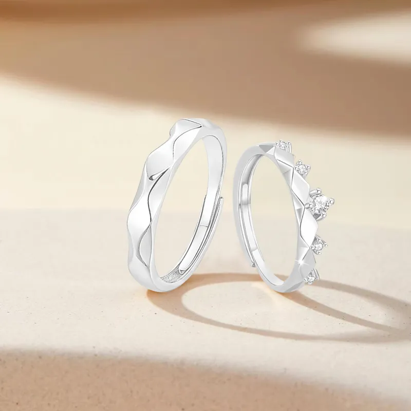 FORCHI Sterling Silver Rings Unisex-4