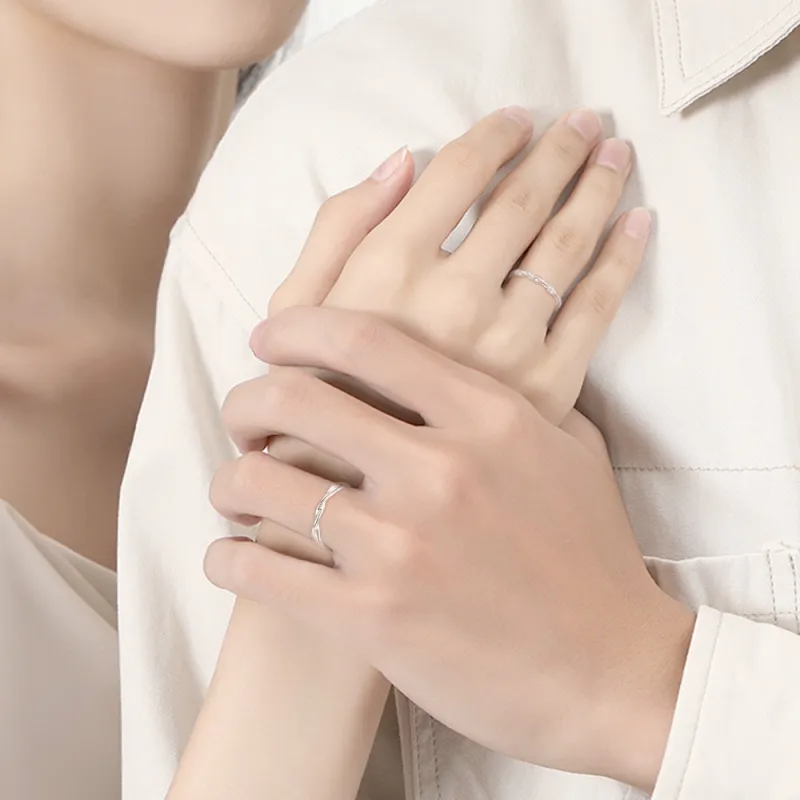 FORCHI Sterling Silver 999 Rings Unisex-1