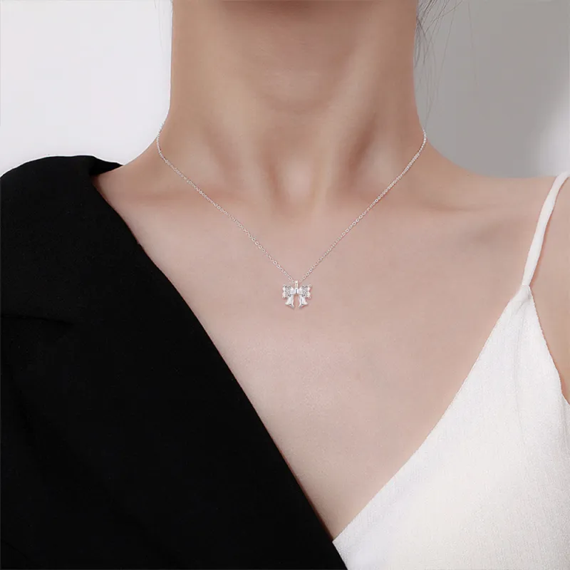 FORCHI Zircon Necklaces Women's Couple Anniversary Birthday Gift For Women's-3