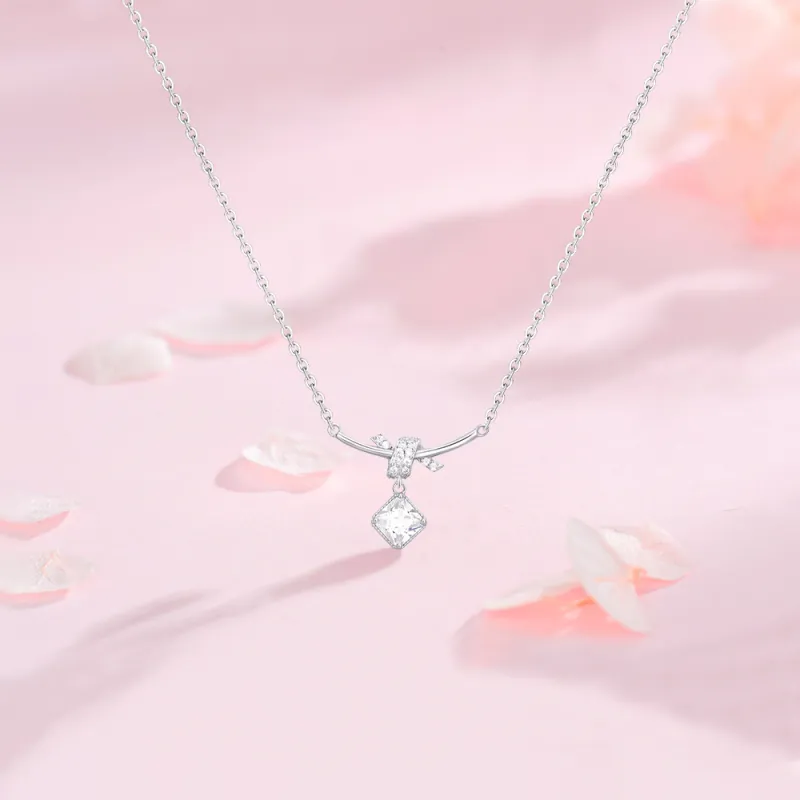 FORCHI Zircon Necklaces Women's Birthday Gift Girl-4