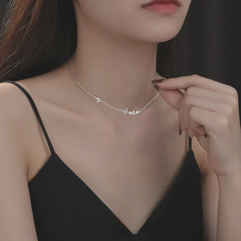 FORCHI Zircon Necklaces Women's Birthday Girl Anniversary Gift-3