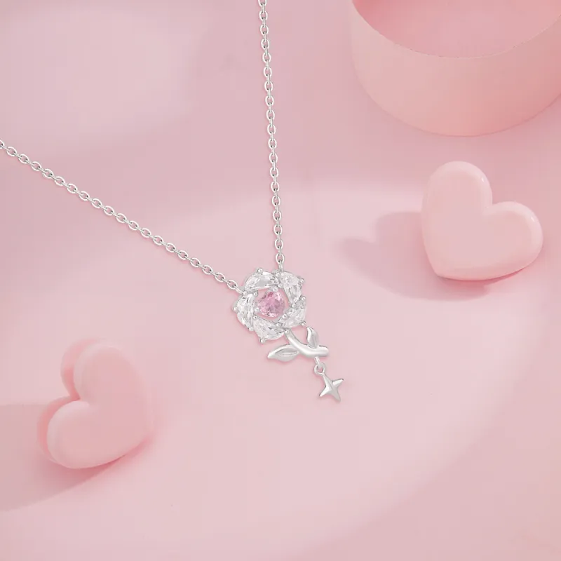 FORCHI S925 Silver Necklaces Women's Dating Confession-4