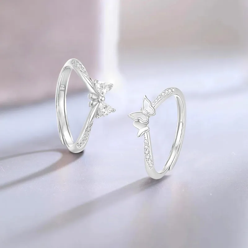 FORCHI Sterling Silver Rings Unisex-4
