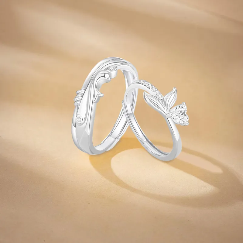 FORCHI Sterling Silver Rings Unisex Girl's Anniversary Gift-4