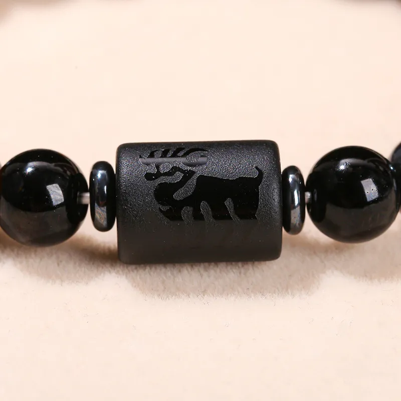 Princess Xuanjie Natural Tiger's Eye Stone Bracelets Unisex-2