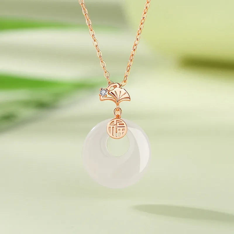 Princess Xuanjie Chalcedony Necklaces Unisex-7