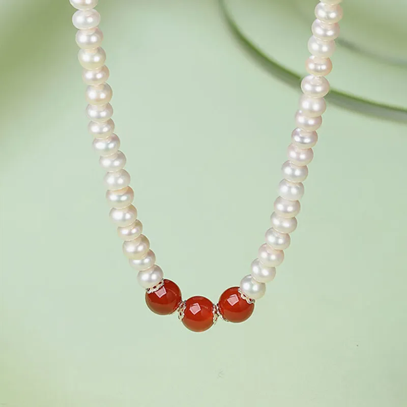 Princess Xuanjie Pearl Necklaces Unisex-4