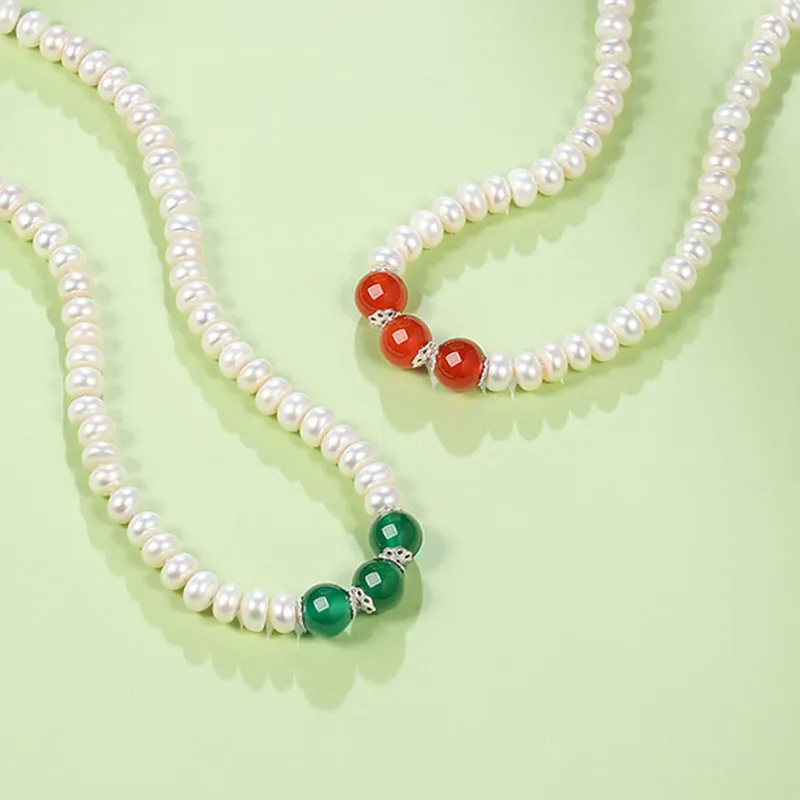 Princess Xuanjie Pearl Necklaces Unisex-6