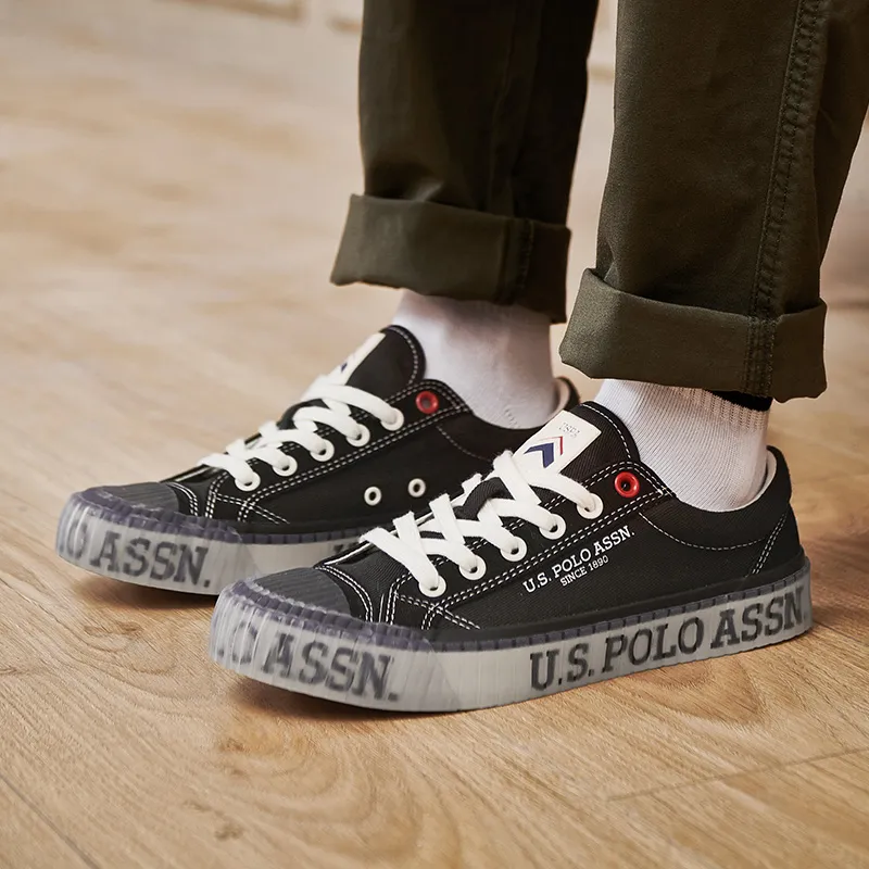 U.S. POLO ASSN. Lightweight And Breathable Low Top Canvas Shoes/Skateboard Shoes Women's-6