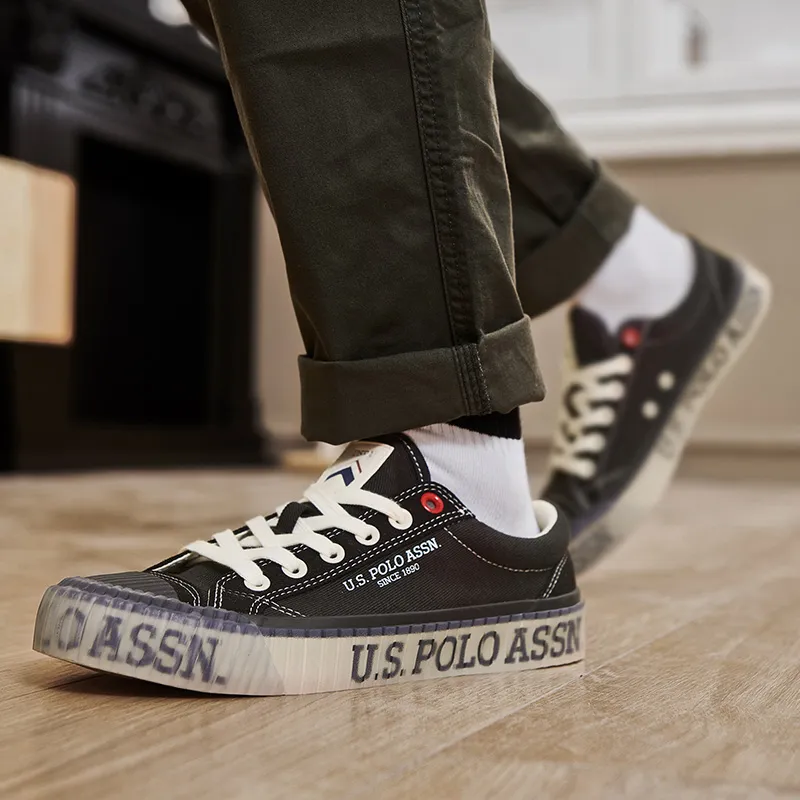 U.S. POLO ASSN. Lightweight And Breathable Low Top Canvas Shoes/Skateboard Shoes Women's-5
