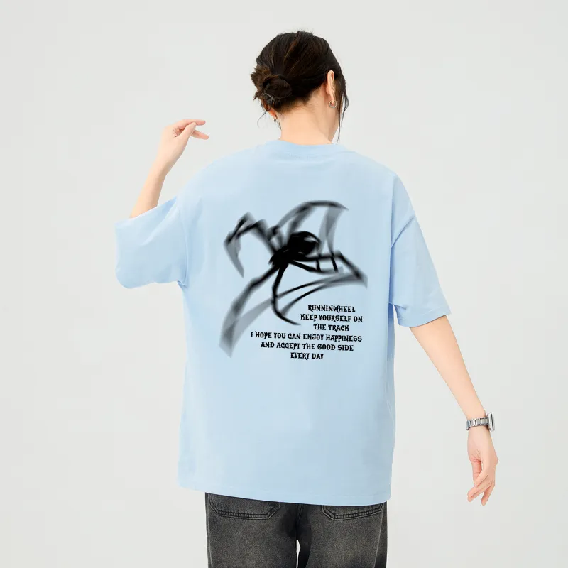 RUNNINWHEEL T Shirts Unisex-14