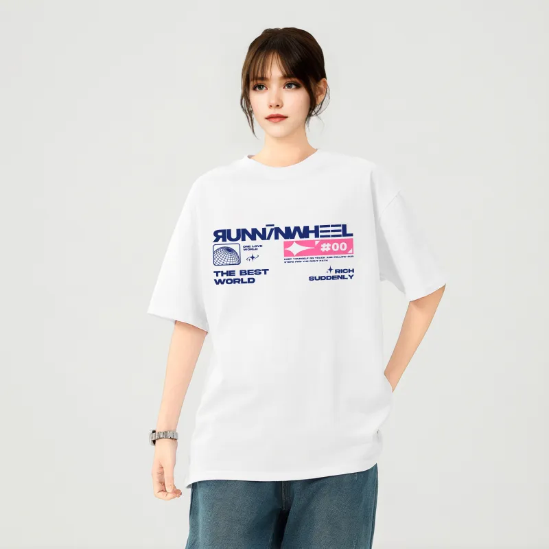 RUNNINWHEEL T Shirts Unisex-8