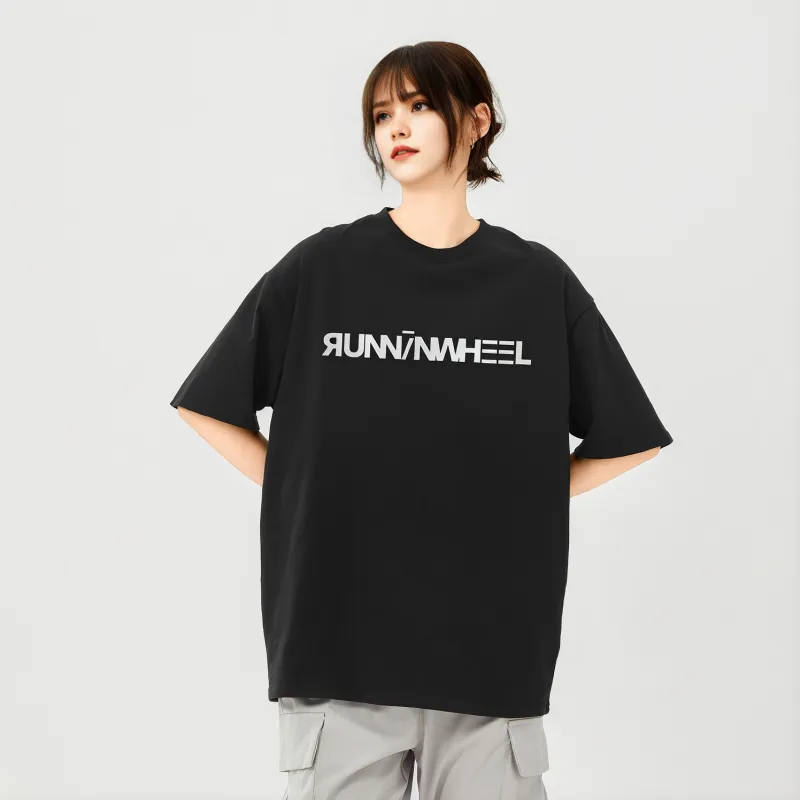 RUNNINWHEEL T Shirts Unisex-11