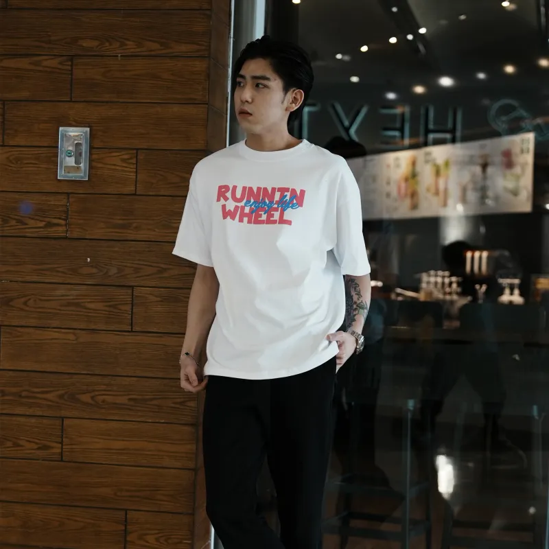 RUNNINWHEEL T Shirts Unisex-16