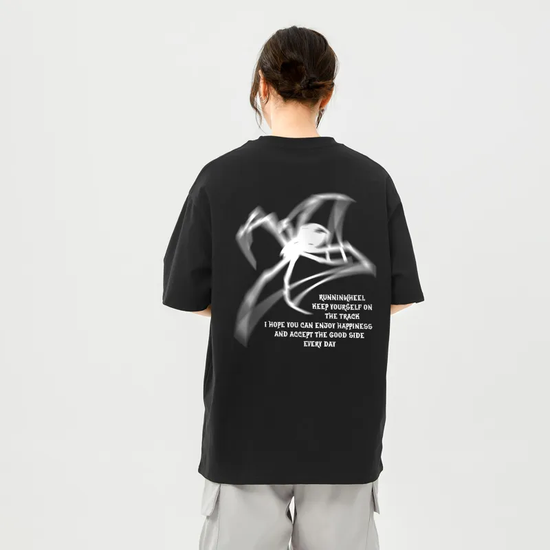 RUNNINWHEEL T Shirts Unisex-2