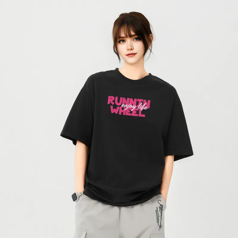 RUNNINWHEEL T Shirts Unisex-11