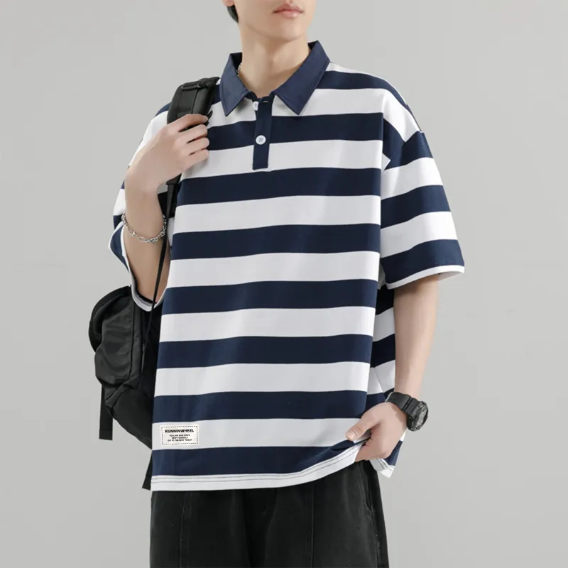 RUNNINWHEEL Polo Shirts Unisex-5