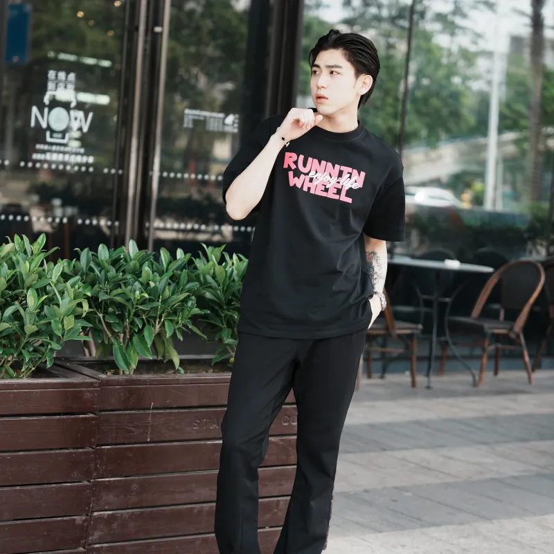 RUNNINWHEEL T Shirts Unisex-7