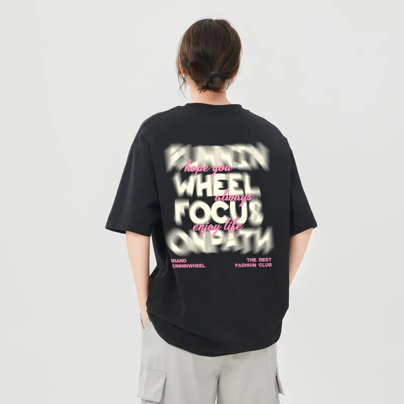 RUNNINWHEEL T Shirts Unisex-2