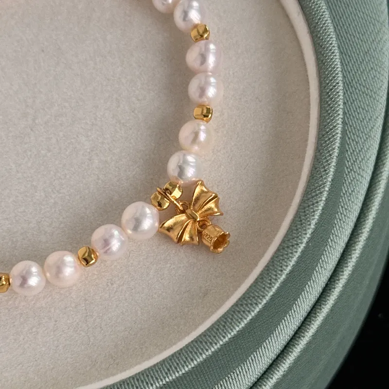 Kiyono Set Freshwater Pearl Bracelets Women's-2