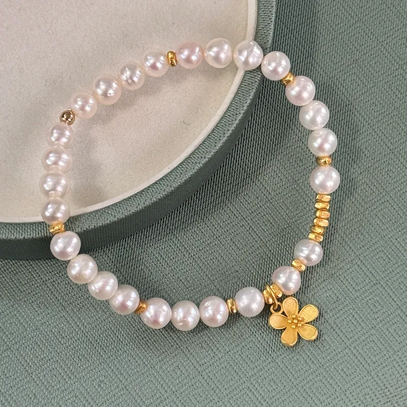 Kiyono Set Freshwater Pearl Bracelets Women's-2