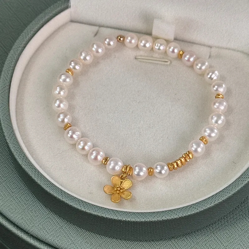 Kiyono Set Freshwater Pearl Bracelets Women's-1
