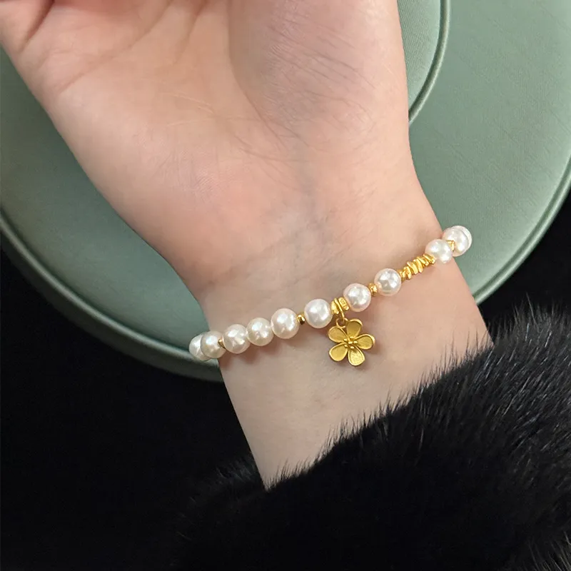 Kiyono Set Freshwater Pearl Bracelets Women's-5