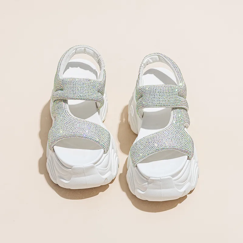 Shoe Cabinet Floral Language Beach Sandals Women's-2