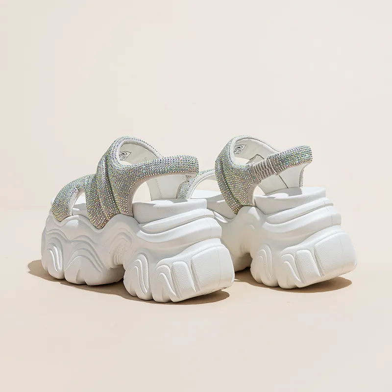 Shoe Cabinet Floral Language Beach Sandals Women's-3
