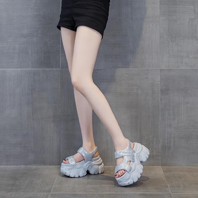 Shoe Cabinet Floral Language Beach Sandals Women's-14