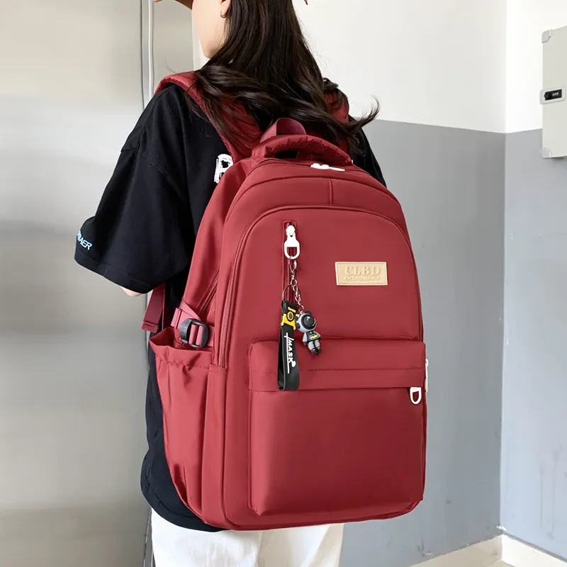 Wolfhorse Oxford Backpack Unisex Black/Red/Khaki/Blue-6