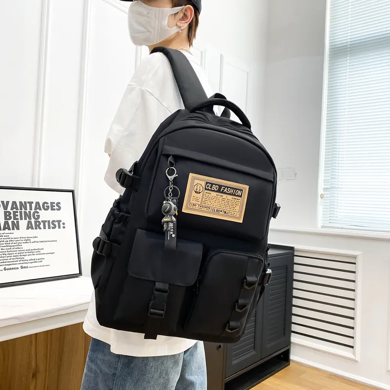 Wolfhorse Nylon Backpack Unisex Multicolor-3