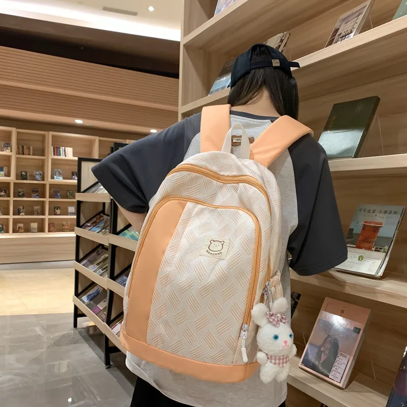 Wolfhorse Nylon Backpack Unisex Multicolor-15