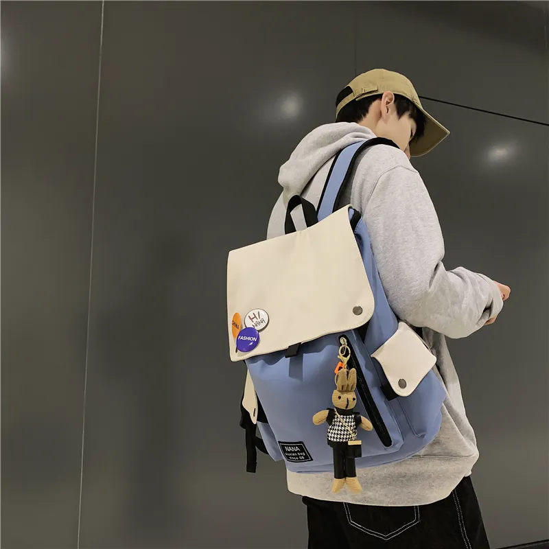 Wolfhorse Nylon Backpack Unisex Multicolor-15