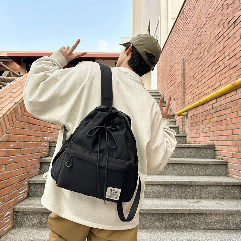 Wolfhorse Nylon Backpack Unisex Multicolor-6