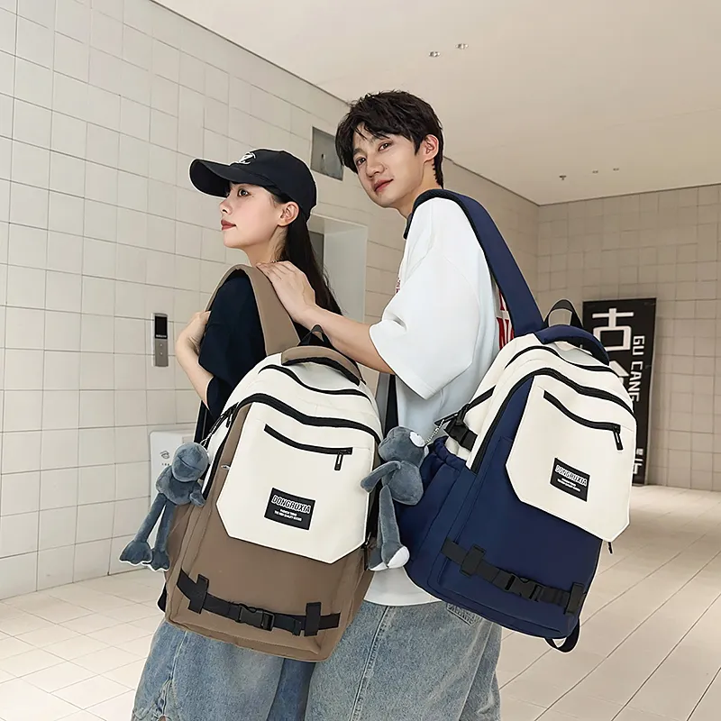 Wolfhorse Nylon Backpack Unisex Multicolor-15