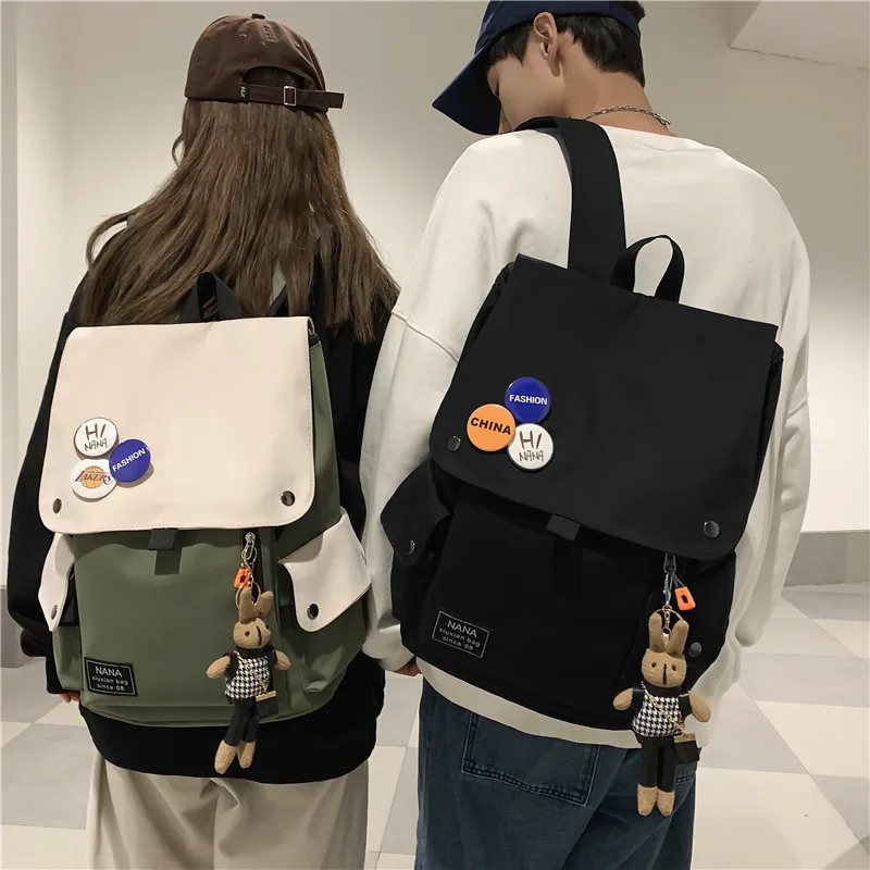 Wolfhorse Nylon Backpack Unisex Multicolor-1