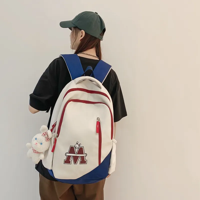 Wolfhorse Nylon Backpack Unisex Multicolor-24
